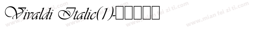 Vivaldi Italic(1)字体转换